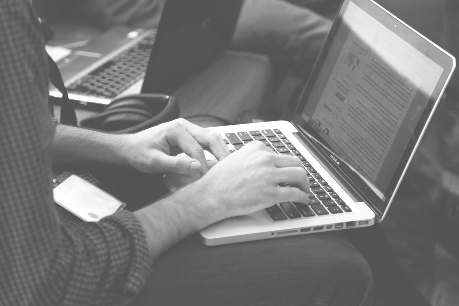 Modern workspace showcasing UI design methodology